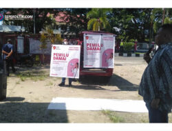 Rumah Hukum Tadulako Gelar Aksi Pemilu Damai di Parigi Moutong
