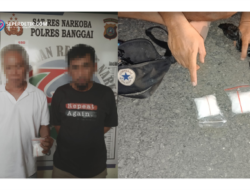 Polisi Mengamankan Dua Terduga Pelaku Narkoba di Perbatasan Kabupaten Banggai-Touna