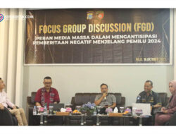 Antisipasi Berita Negatif Jelang Pemilu 2024: Polda Sulteng Gelar FGD