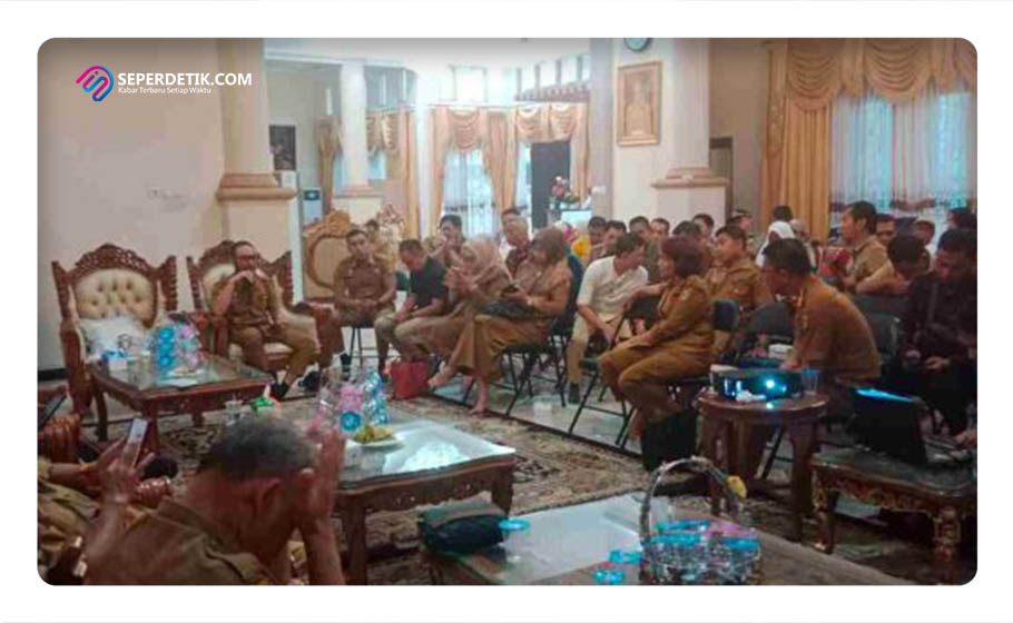 Rapat Persiapan Kejuaraan Antar Kampung (Tarkam) dan Pekan Olahraga Tradisional Tingkat Nasional (Potradnas) yang akan di adakan di Kabupaten Parigi Moutong. FOTO : Istimewa