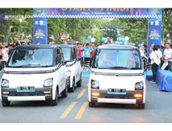 Hari Lalu Lintas Bhayangkara ke-68, Ditlantas Polda Sulteng gelar Parade Mobil Listrik dan Fun Run