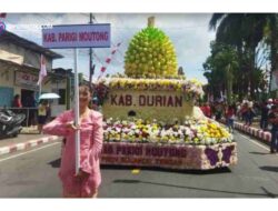 Float Parigi Moutong Menjadi Sorotan Utama dalam Parade Tomohon International Flowers Festival