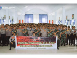 Sinergitas TNI Polri melalui Kegiatan Kohesi Sosial Siswa SPN Polda Sulteng