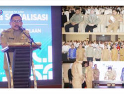 Bupati Banggai,H.Amirudin.M.M Membuka Pelatihan Pengelolaan DTKS di Kabupaten Banggai