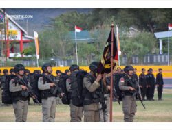 110 Personel Brimob terbaik Polda Sulteng dilepas Kapolda Ikuti Latpraops Damai Cartenz 2024 BKO Polda Papua