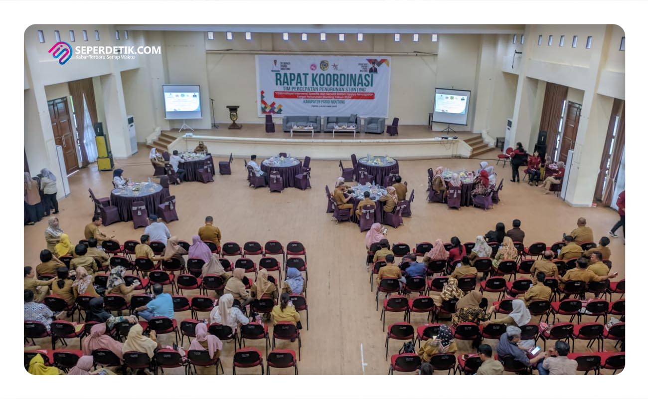 Pj. Bupati Richard Arnaldo, Membuka Rapat Koordinasi (Rakor) Teknis Percepatan Penurunan Stanting Kab. Parigi Moutong Tahun 2023 | Foto : Istimewah