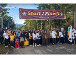 Sosialisasikan Pemilu Serentak 2024, KPU Kab Parigi Moutong Gelar Jalan Santai