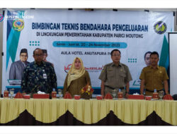 Pembukaan Bimbingan Teknis Bendahara Pengeluaran Kabupaten Parigi Moutong