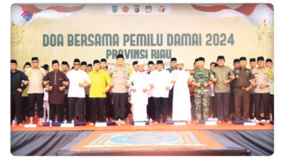 Gelar Doa Bersama, Kapolda Riau: Puncak dari Cooling System Wujudkan Pemilu Damai