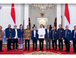 Presiden Jokowi Terima Pengurus PWI Pusat di Istana Merdeka