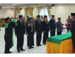 Pj Bupati Parigi Moutong Lantik 6 Pejabat Pimpinan Tinggi Pratama Dilingkungan Pemerintah Kabupaten Parigi Moutong