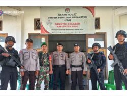 Patroli dan Pengamanan Pos Perbatasan, Dari Brimob Sulteng Untuk Pemilu Yang Aman