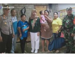 Kepedulian Masalah Stunting Danramil Bulagi Pelda Adriyanto Salim Kunjungi Layanan Posyandu