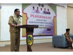 Pj Bupati Richard Arnaldo Sambut Kepulangan 121 Orang Jemaah Haji Asal Kab. Parimo