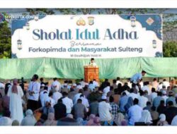 Polda Sulteng Gelar Shalat Idul Adha Bersama Unsur Forkopimda