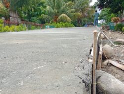 Masyarakat Keluhkan Proyek Peningkatan Jalan Yang Dinilai Asal Jadi