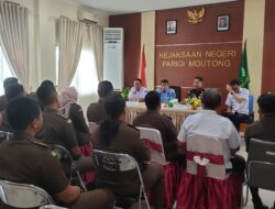 Kejati Sulteng Menggelar Supervisi Bidang Perdata Dan Tata Usaha Negara Pada Kejari Parimo