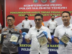 Sepanjang Tahun 2024 Polda Sulteng Berhasil Ungkap 632 Kasus Pengedaran Gelap Narkotika