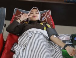 Ujudkan Kepedulian Sosial Kejati Sulteng Gelar Donor Darah