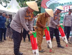 Dukung Swasembada Pangan Polres Parimo Sukseskan Penanaman Jagung Serentak