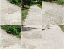 Proyek Jalan CV Bolle Cipta Sejatra Belum Setahun Sudah Rusak Parah, Warga Desa Kecewa