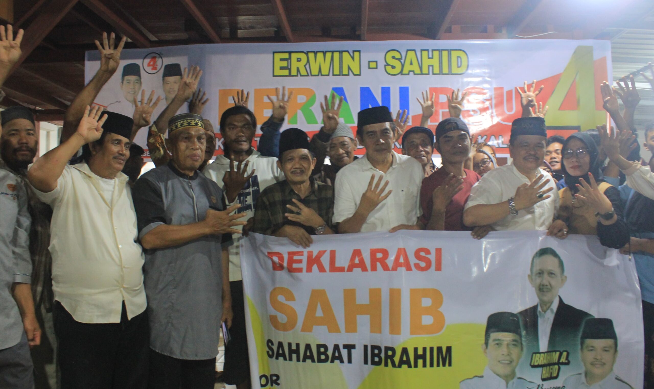 Ibrahim Hafid Suarakan Dukungannya Bersama SAHIP Pilih Erwin-Sahid PSU Pilkada Parigi Moutong