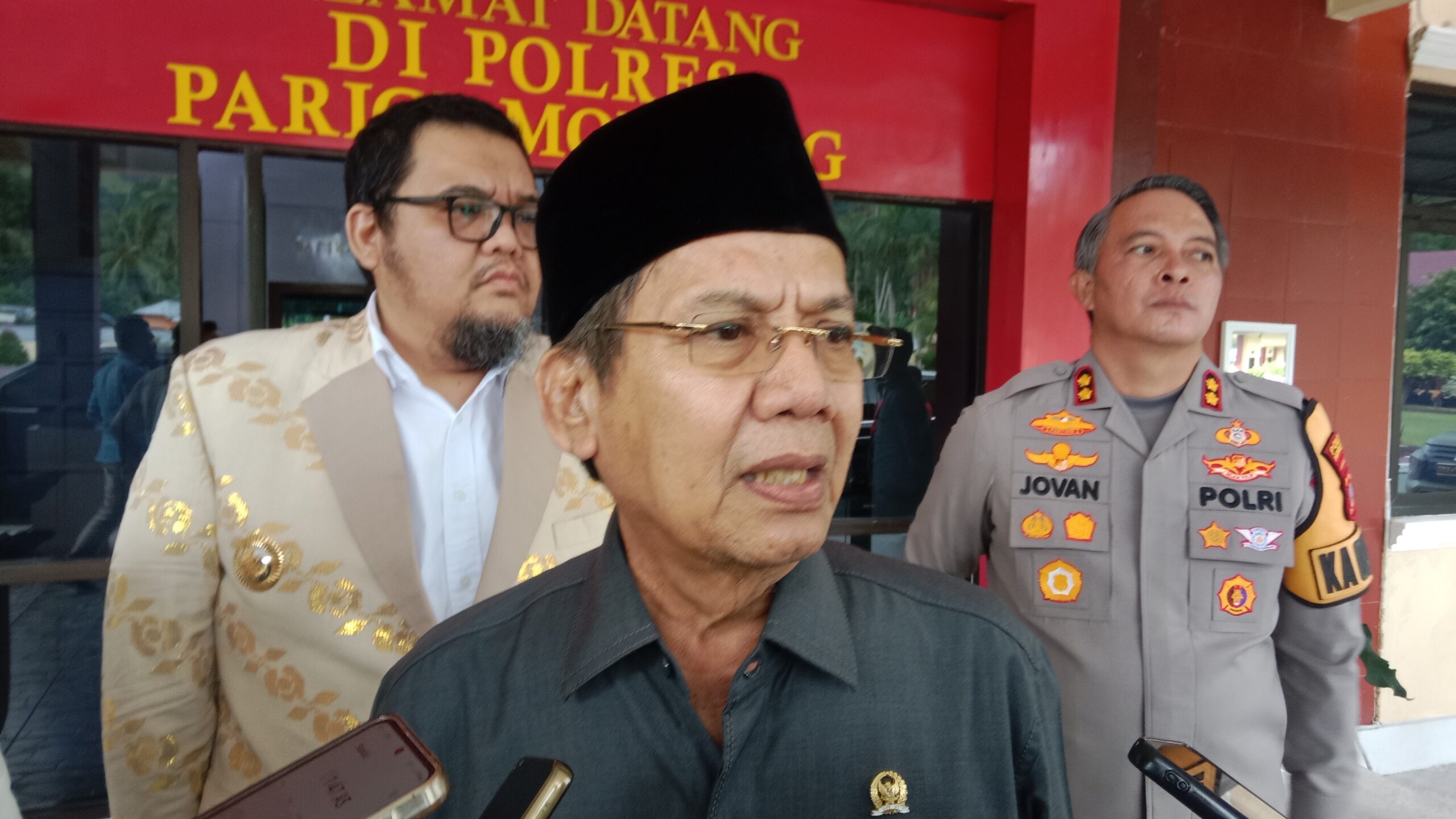 Anggota DPR RI Longki Djanggola Silaturahmi Ke Polres Parimo