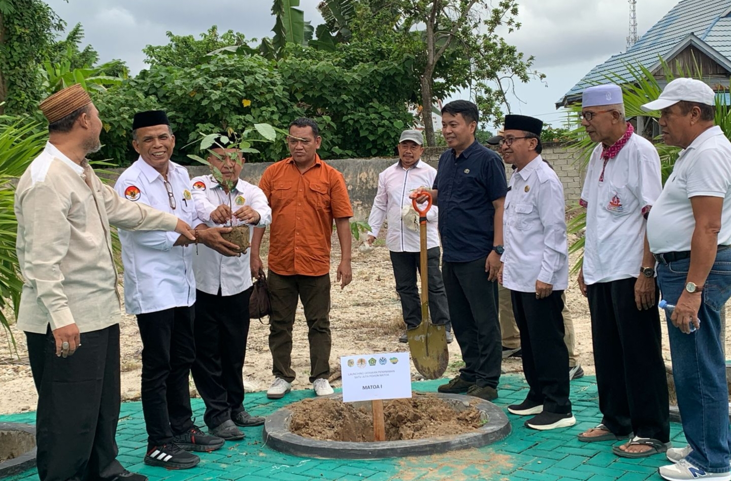 Pemda Parigi Moutong Dukung Penuh Launching Gerakan Penanaman Satu Juta Pohon Matoa