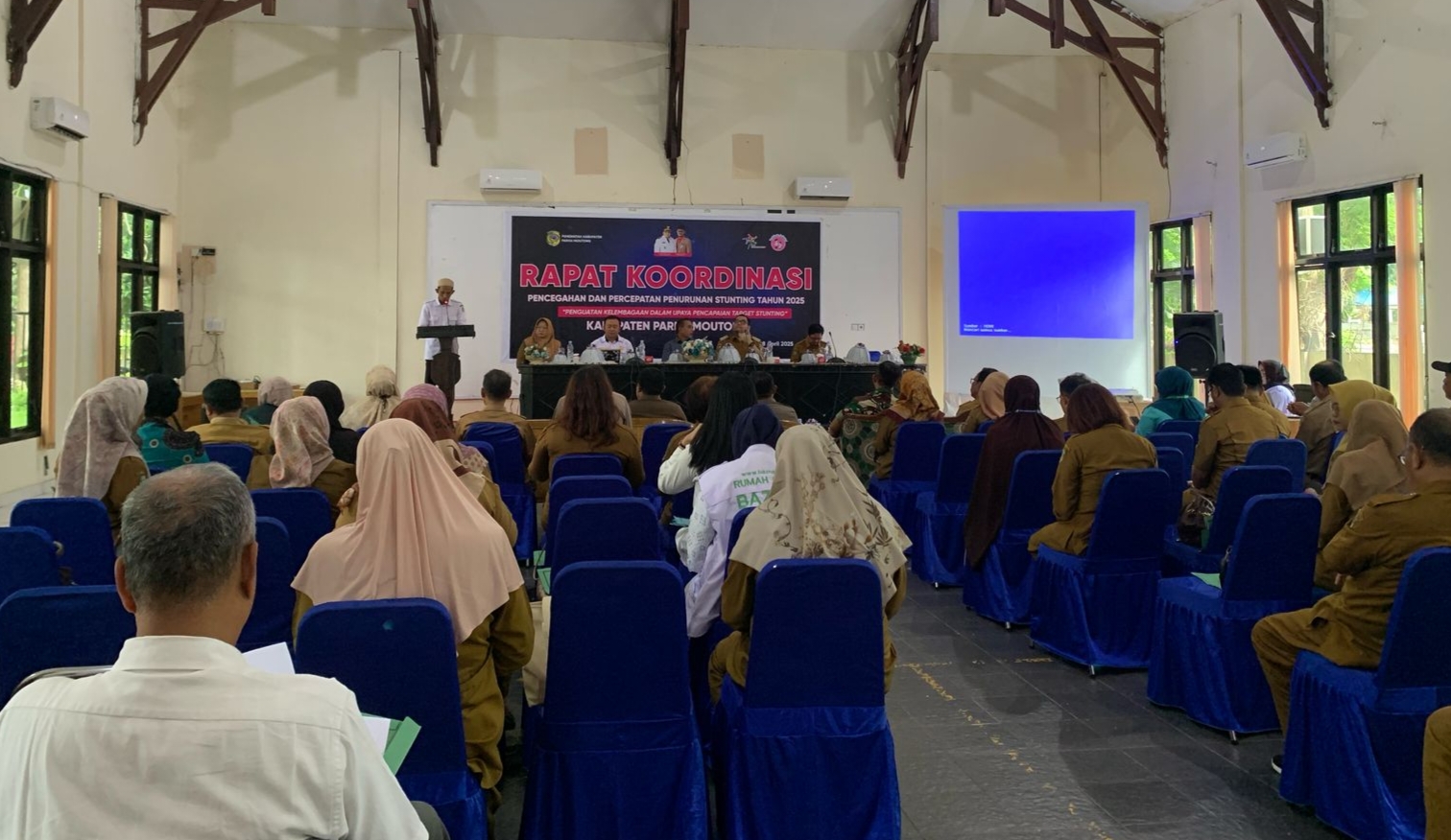Pemda Parimo Laksanakan Rapat Koordinasi Percepatan Penurunan Stunting Tahun 2025