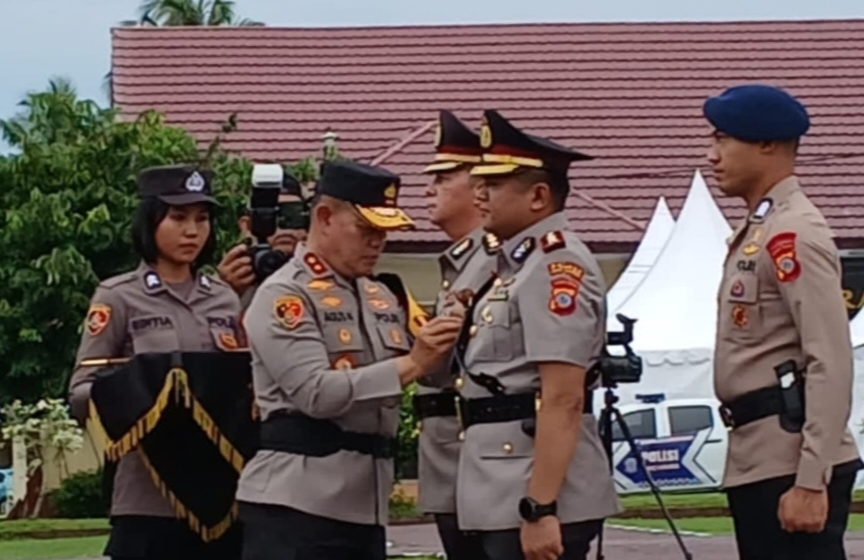 Kapolda Sulteng Pimpin Sertijab Kapolres Parigi Moutong AKBP Jovan ke AKBP Agustian