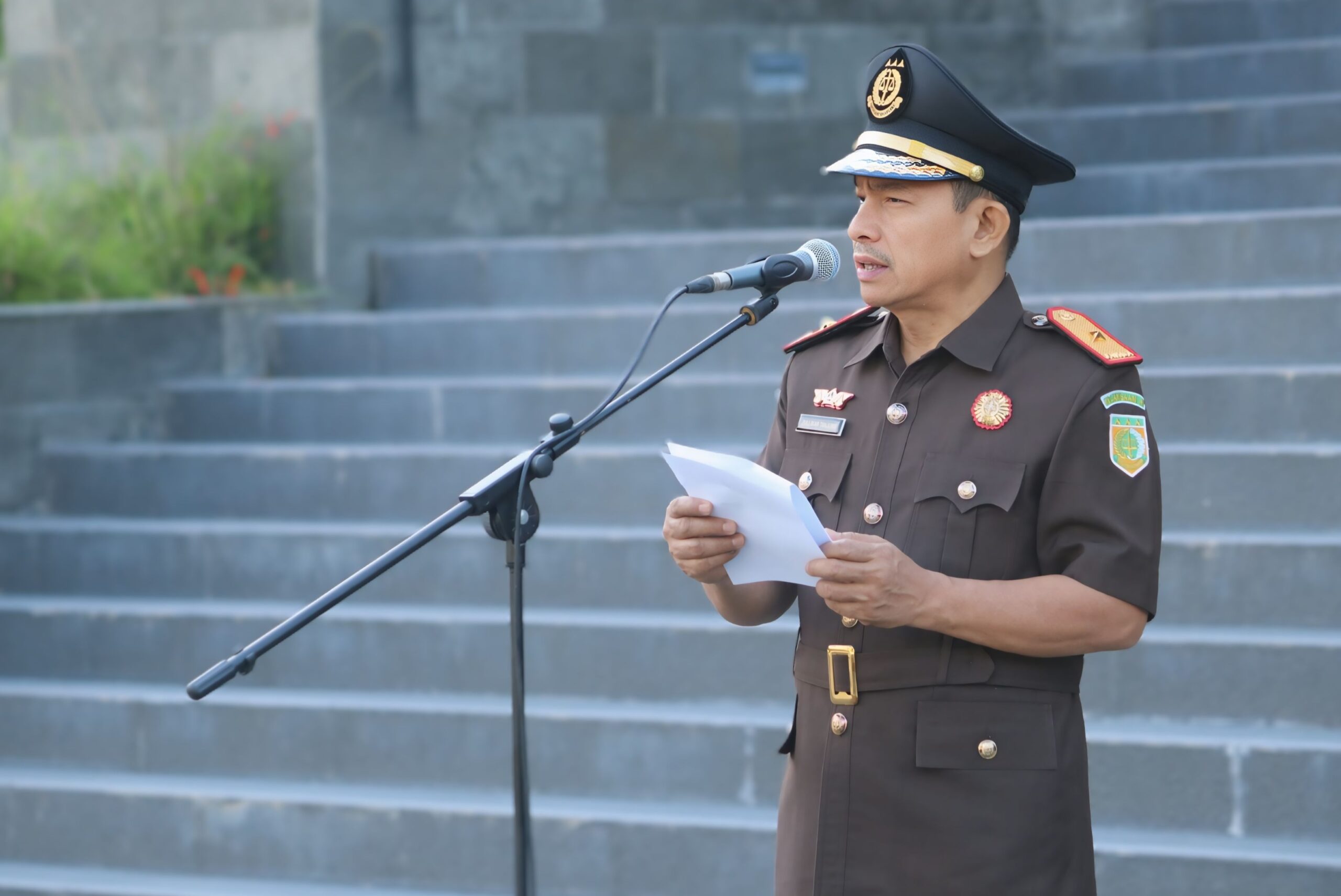 Plt Kejatai Sulteng Zullikar Tanjung, S.H., M.H. Pimpinan Langsung Upacara Harkitnas Ke-117
