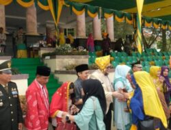 Pj Bupati, Pimpin Upacara Peringatan Hari Ulang Tahun Kabupaten Parimo ke-23