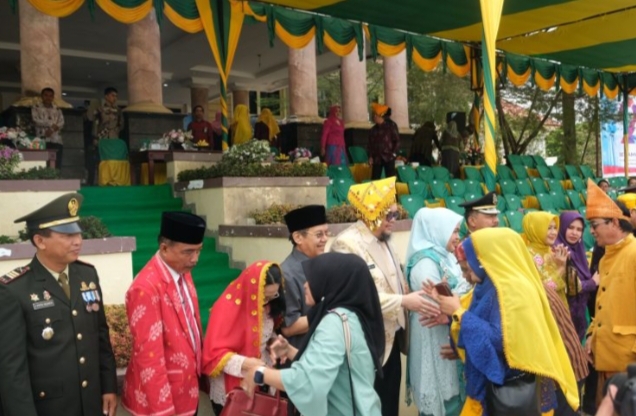 Pj Bupati, Pimpin Upacara Peringatan Hari Ulang Tahun Kabupaten Parimo ke-23