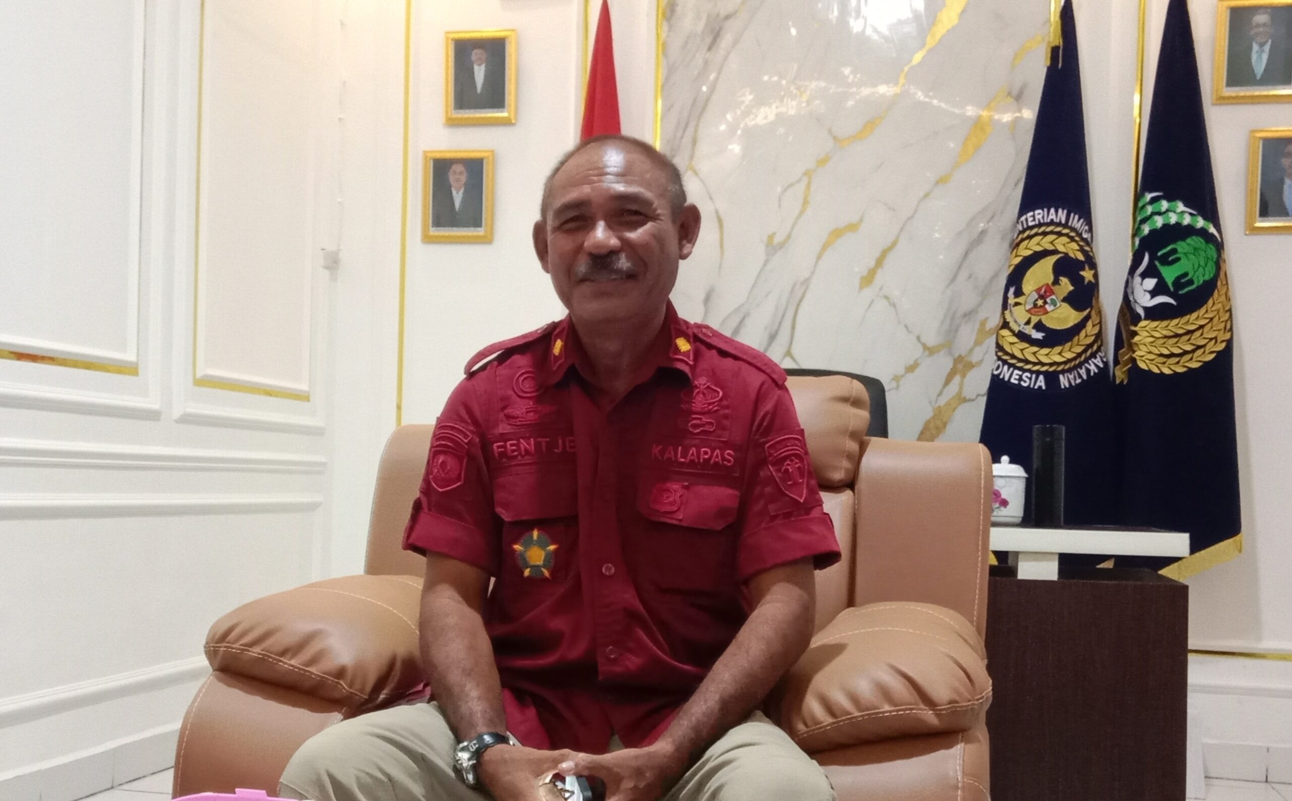 Kepala Lapas Parigi, Fentje Mamirahi,