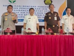 Wabup Abdul Sahid Buka Sosialisasi Penerbitan Izin Pertambangan Rakyat di Parigi Barat