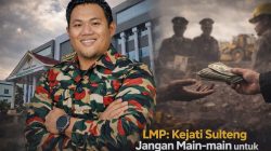 Dinilai Lamban Menangani Kasus Dugaan Penyalahgunaan Jabatan, LMP Parimo Minta Kajati Sulteng Tidak Main-Main